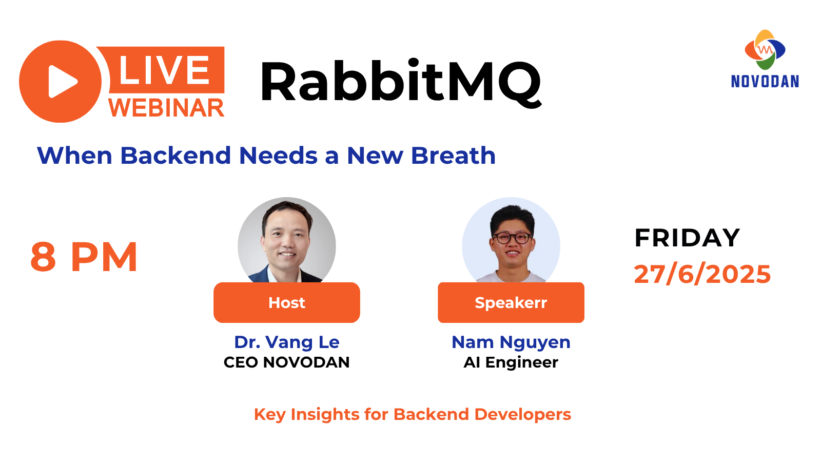 Cover - RabbitMQ Webinar Recap – Key Insights for Backend Developers 